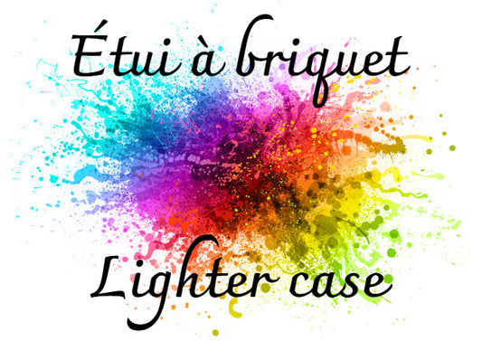 🎨 Créez votre propre étui à briquet – Fleurs et formes 🌸