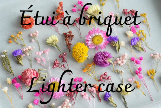 🎨 Créez votre propre étui à briquet – Fleurs et formes 🌸
