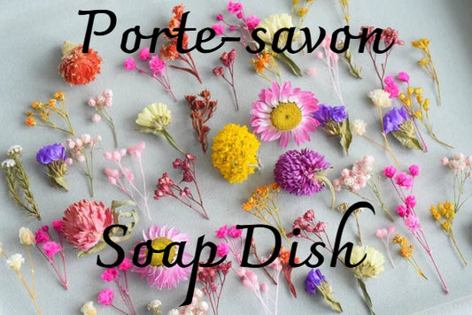 🎨 Créez votre propre porte-savon – Fleurs 🌸
