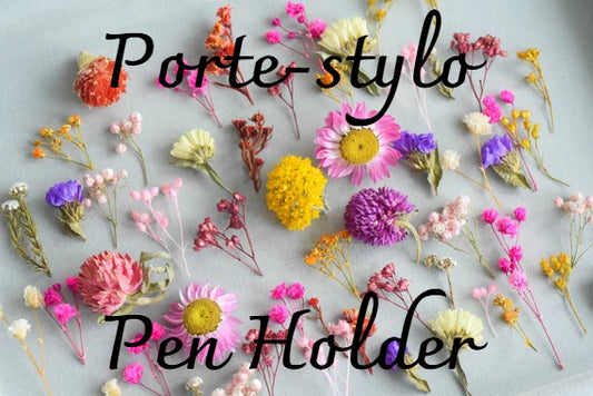 🎨 Créez votre propre pot à stylos – Fleurs 🌸