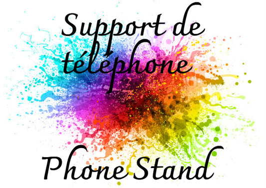 🎨 Créez votre propre support de téléphone – Couleurs 🌟