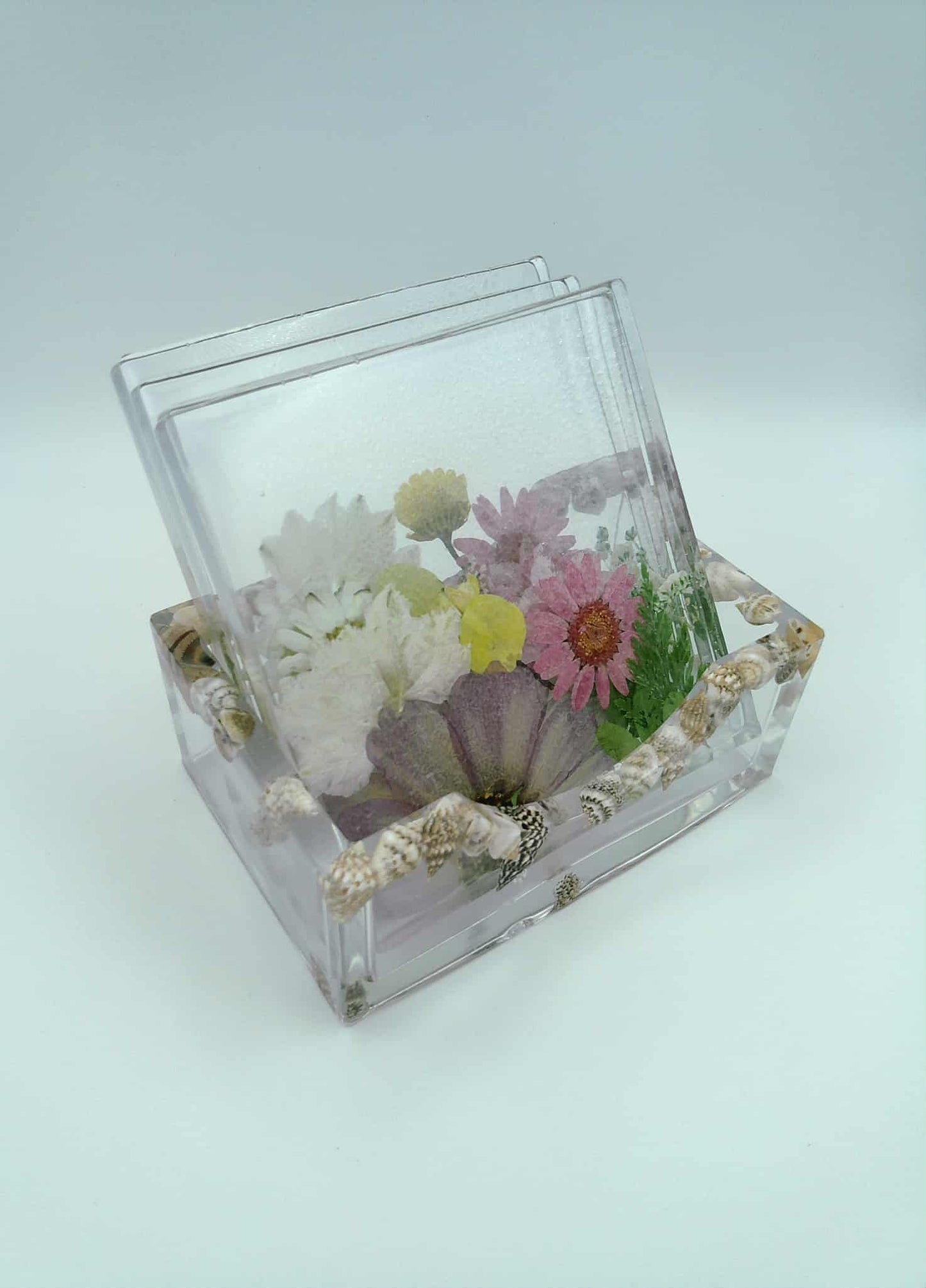✨ Démo d'art époxy – Élégance florale ✨