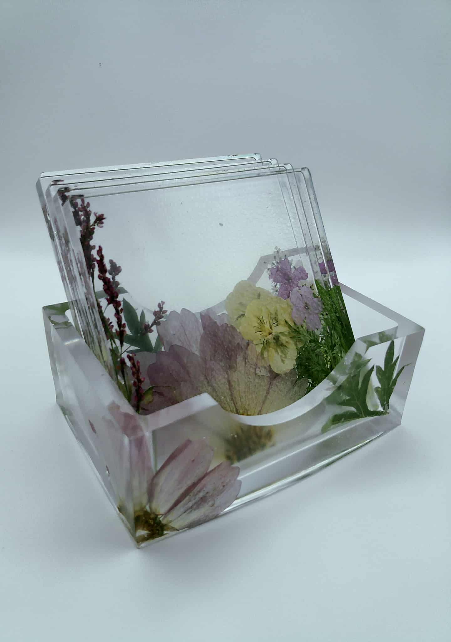 ✨ Démo d'art époxy – Élégance florale ✨