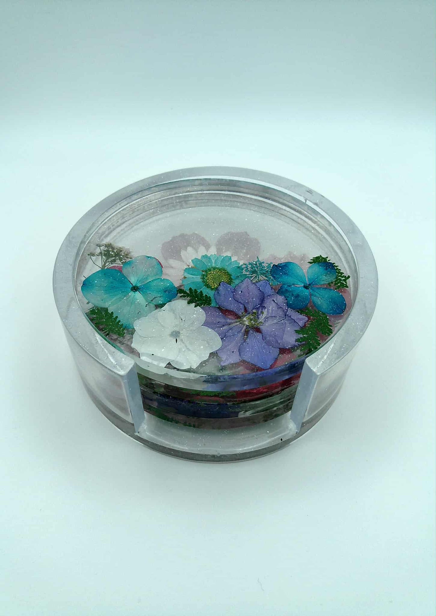 ✨ Démo d'art époxy – Élégance florale ✨