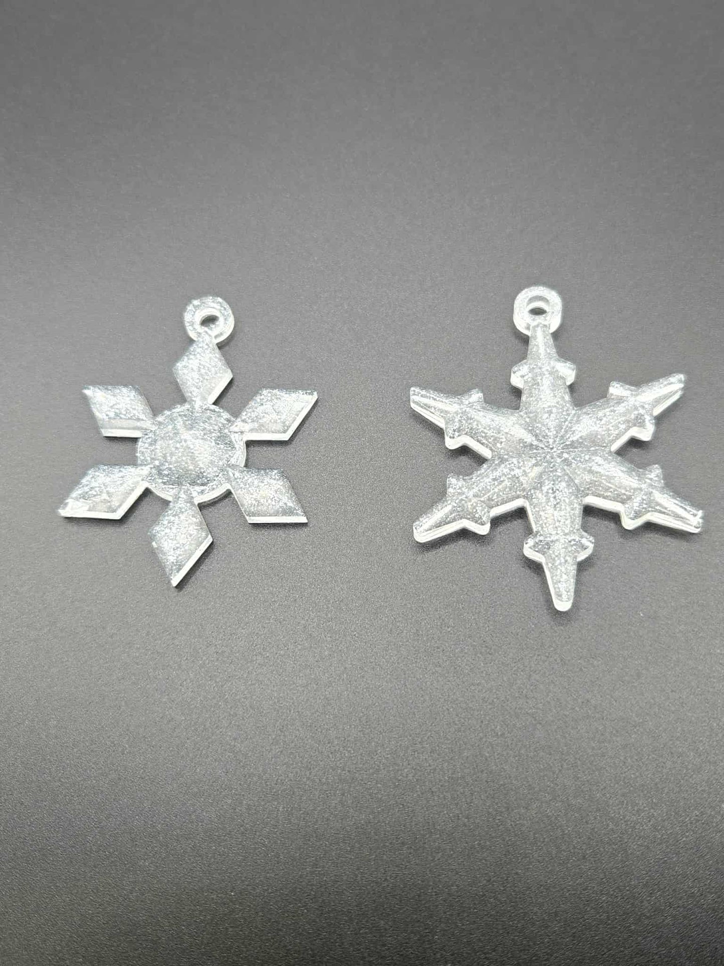 ✨ Démo – Décoration Flocon de Neige en Résine Époxy Personnalisée ✨