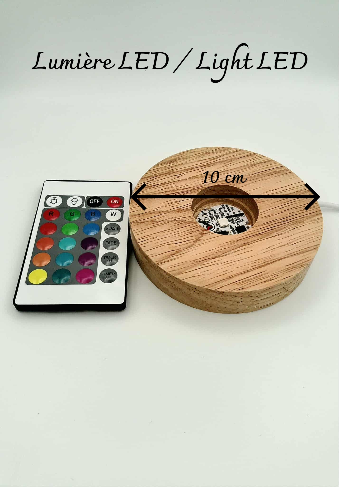 ✨ Tête de Mort en Résine Époxy avec Lumière LED ✨