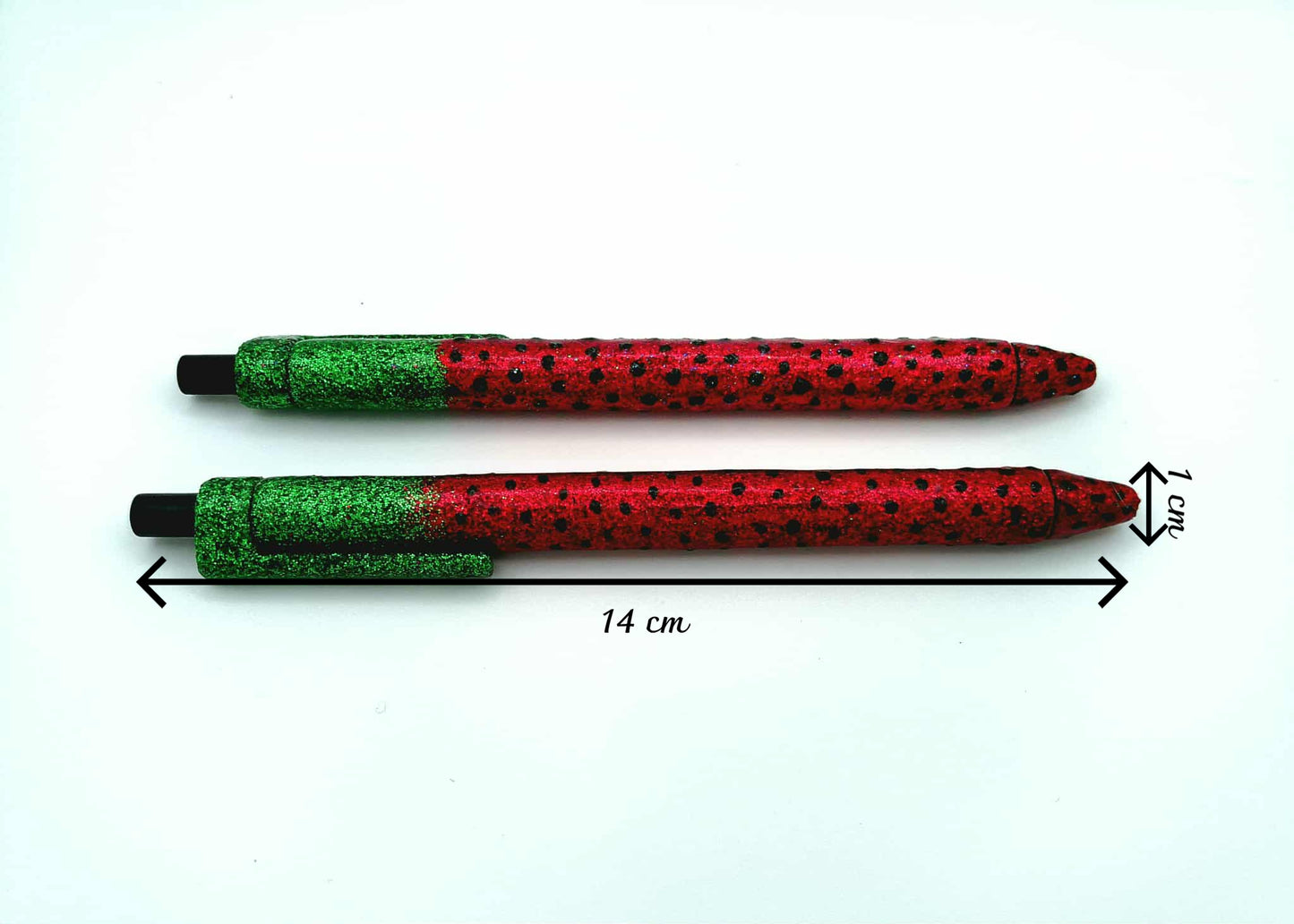 đ Stylo en Ăpoxy PailletĂ© â ThĂšme Fraise đ