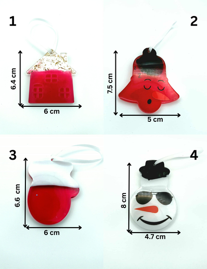 ✨ Ornements de Noël en époxy faits à la main ✨