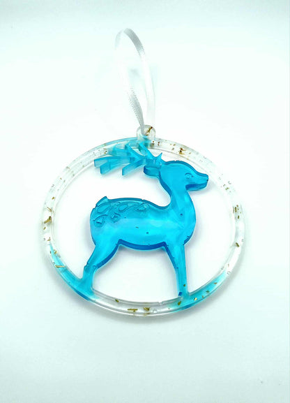 ✨ Ornements de Noël en époxy holographiques faits à la main ✨