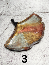 Plateau Feuille en Résine Époxy Fait Main | Décoration en Résine | Cadeau Original