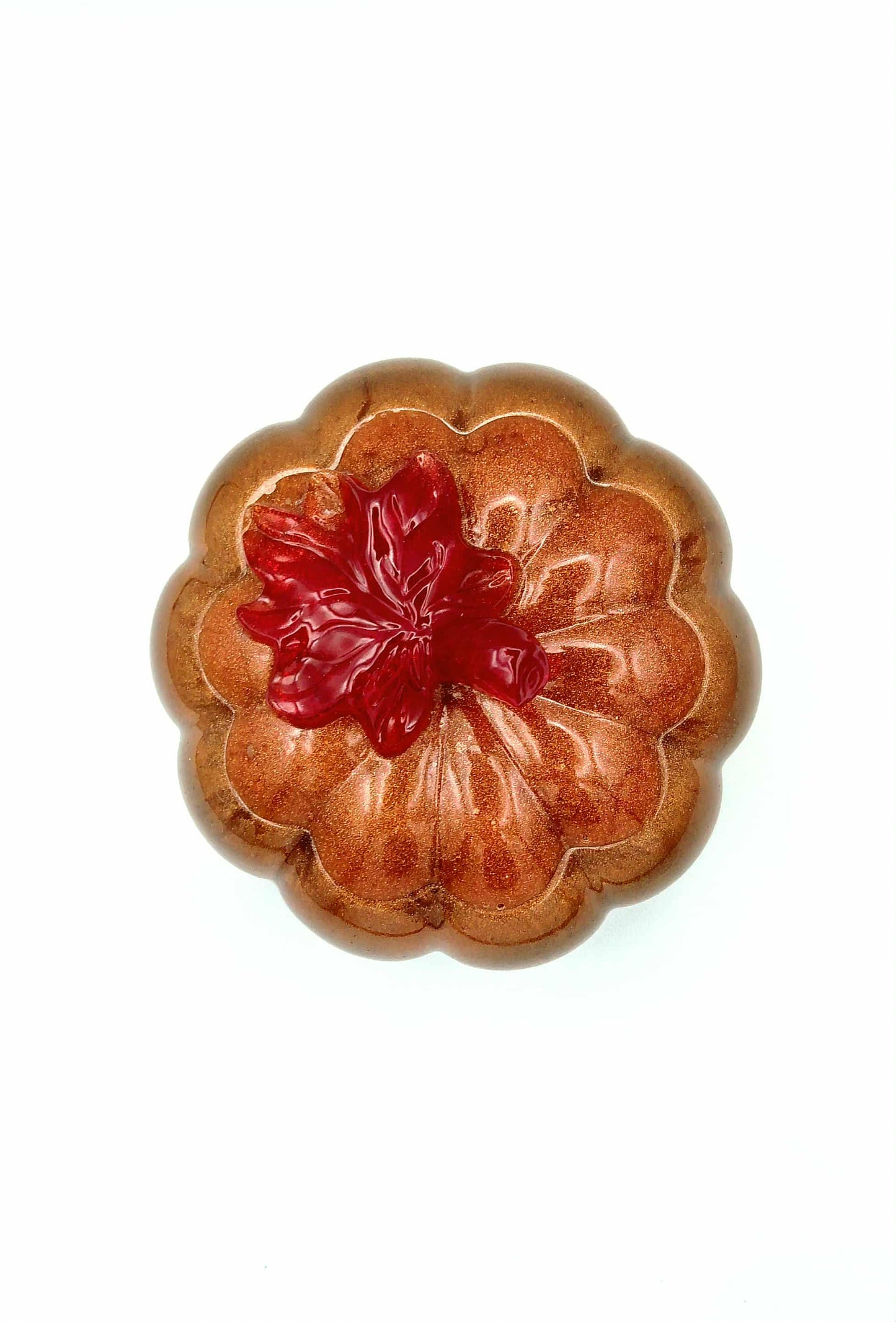  🍁 Pot Citrouille en Résine Époxy 🍁