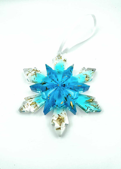 ✨ Flocons de neige en époxy faits à la main ✨