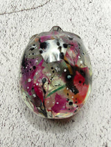 Crâne Coloré en Résine Époxy Fait Main | Décoration Gothique Unique | Skull Artistique | Cadeau Original | Décor Alternative