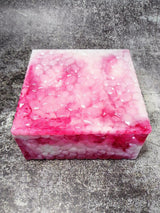 Boîte Décorative en Résine Époxy Effet Marbre Rose | Coffret Fait Main | Décoration Coquette | Rangement Bijoux | Cadeau Unique
