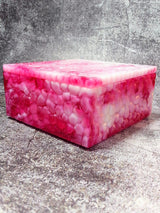Boîte Décorative en Résine Époxy Effet Marbre Rose | Coffret Fait Main | Décoration Coquette | Rangement Bijoux | Cadeau Unique