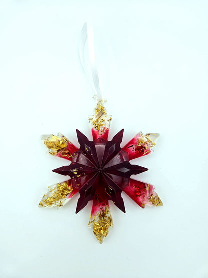 ✨ Flocons de neige en époxy faits à la main ✨