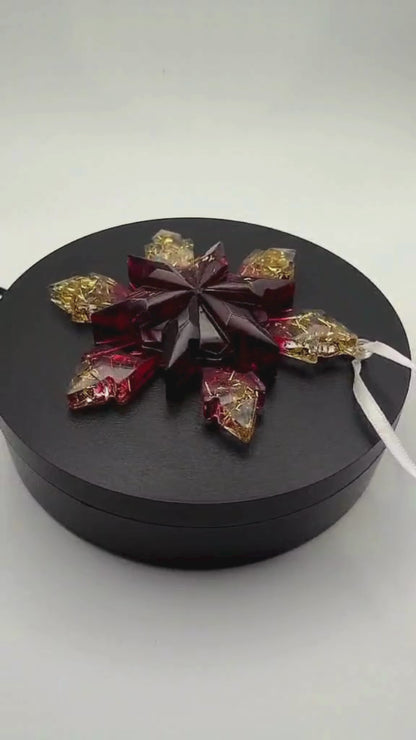 ✨ Flocons de neige en époxy faits à la main ✨